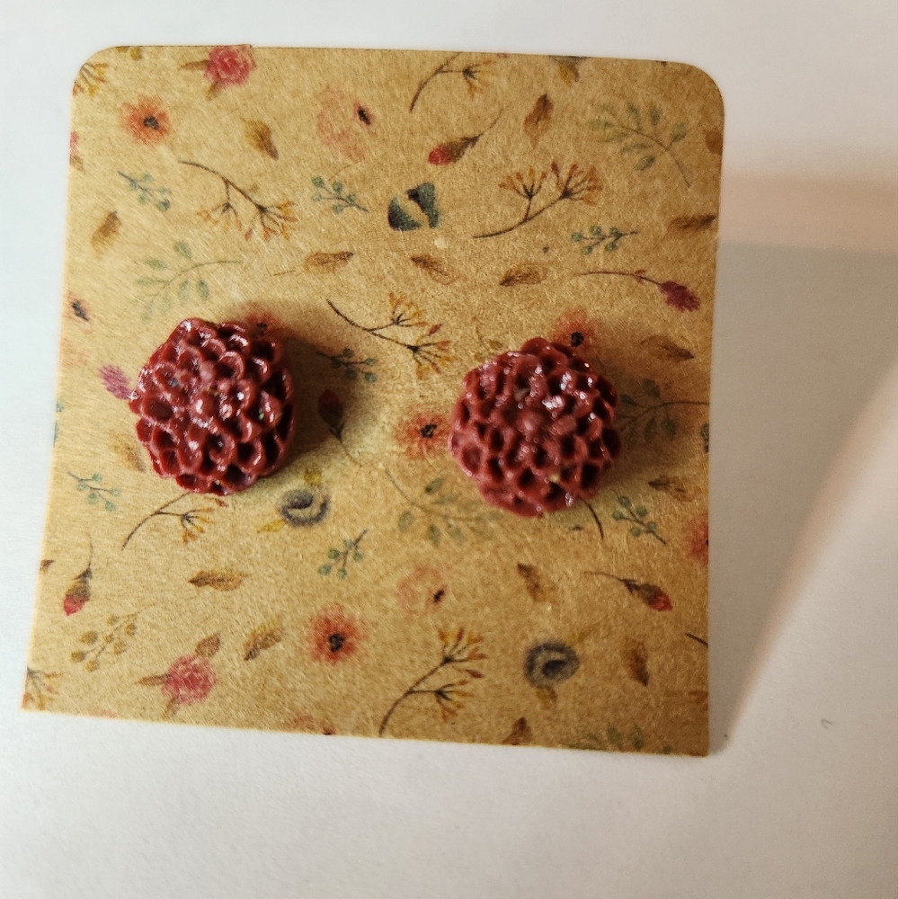 Studd clay earrings